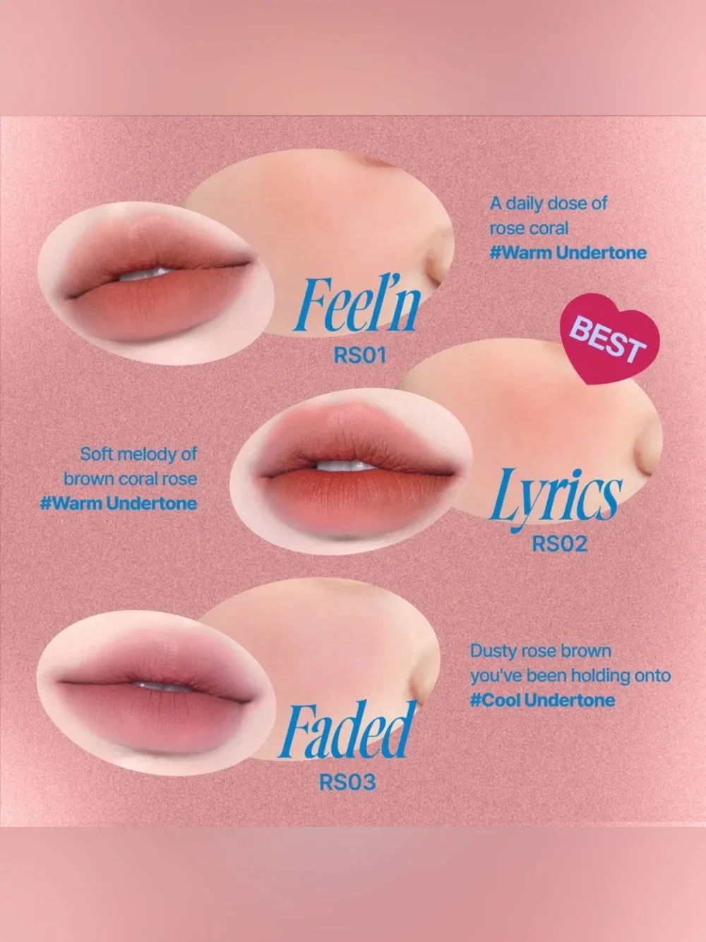 Fwee Faded Lip & Cheek Blurry Pudding Pot- dusty rose, cool undertone, rose tone